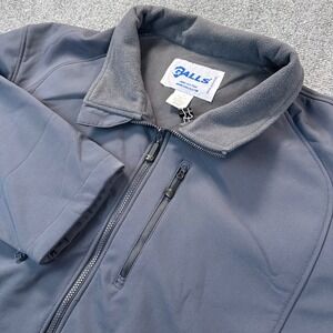 Galls Softshell Law Enforcement Fleece Lined Jacket Mens 4XL Gray Vented Patrol